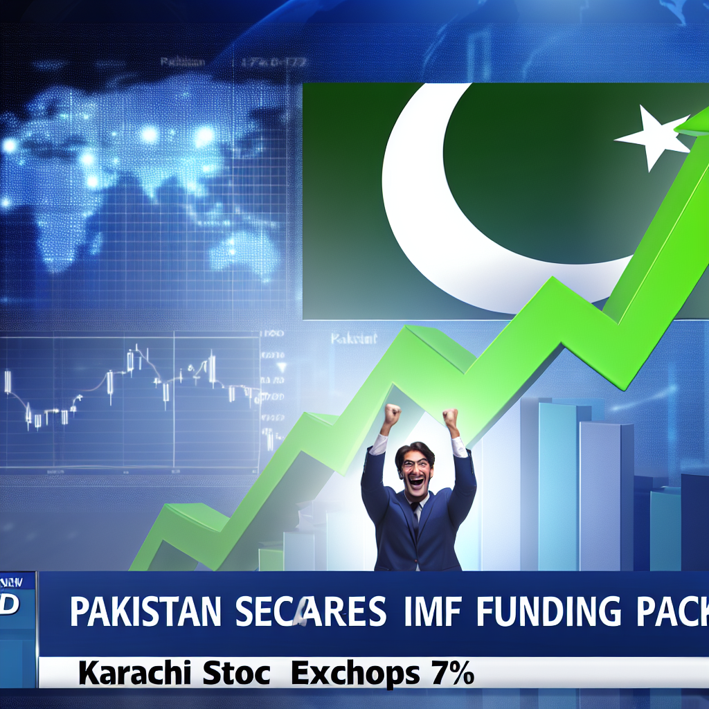 Pakistan Secures IMF Funding Package, Karachi Stock Exchange Jumps 7%