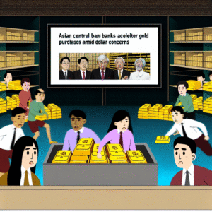 Asian Central Banks Accelerate Gold Purchases Amid Dollar Concerns